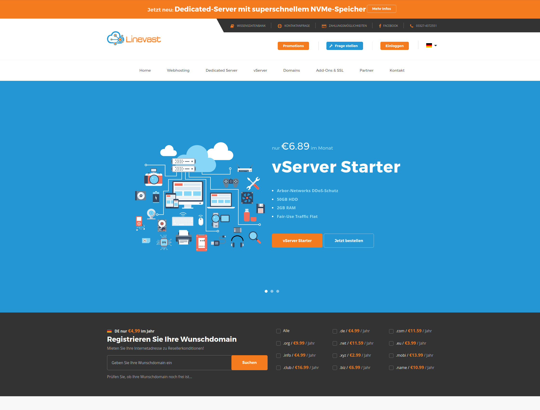 linevast website 2017